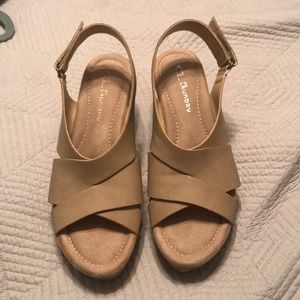 CL by Laundry wedge sandals